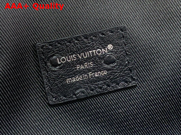 Louis Vuitton Rush Bumbag in Black Ostrich Leather Replica