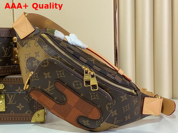 Louis Vuitton Rush Bumbag in Brown Monogram Landscape Coated Canvas M15271 Replica