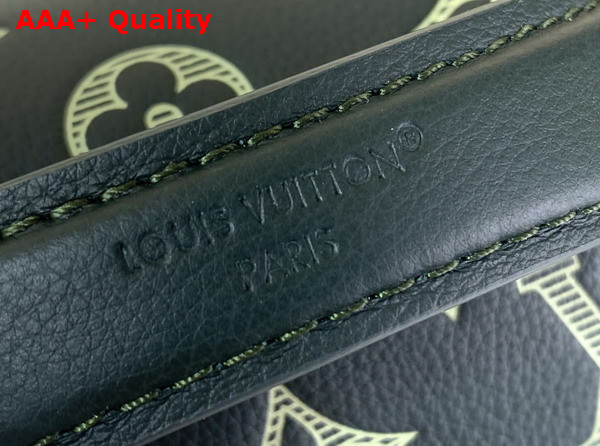 Louis Vuitton Rush Bumbag in Forest Green Monogram Shadow Leather M27153 Replica