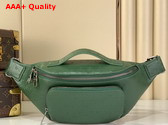 Louis Vuitton Rush Bumbag in Green Ostrich Leather Replica