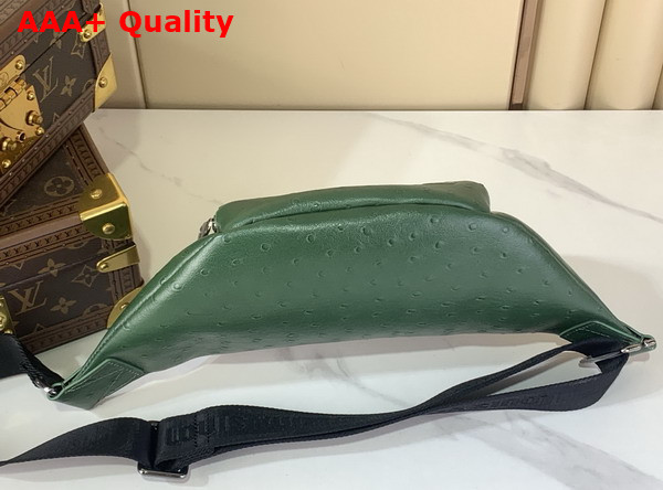 Louis Vuitton Rush Bumbag in Green Ostrich Leather Replica