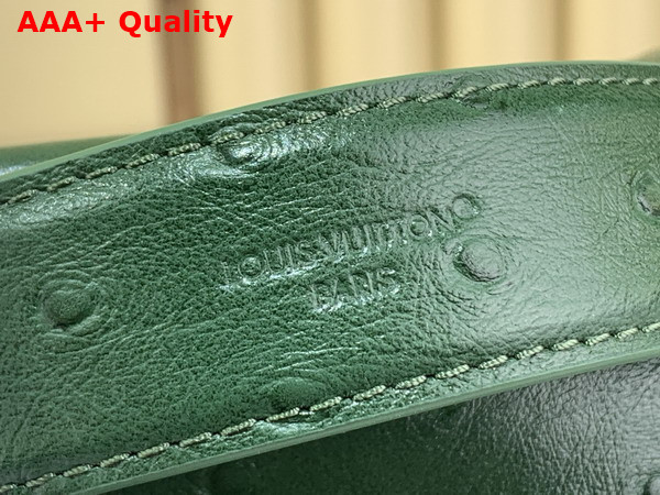 Louis Vuitton Rush Bumbag in Green Ostrich Leather Replica