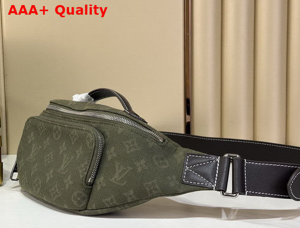 Louis Vuitton Rush Bumbag in Khaki Green Monogram Surplus Jacquard Textile M29740 Replica
