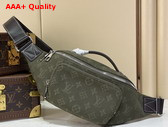 Louis Vuitton Rush Bumbag in Khaki Green Monogram Surplus Jacquard Textile M29740 Replica