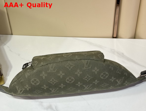 Louis Vuitton Rush Bumbag in Khaki Green Monogram Surplus Jacquard Textile M29740 Replica