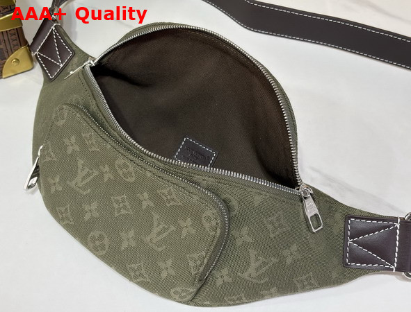 Louis Vuitton Rush Bumbag in Khaki Green Monogram Surplus Jacquard Textile M29740 Replica