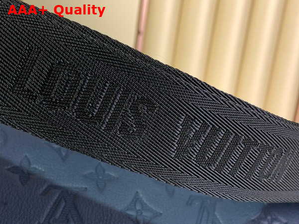 Louis Vuitton Rush Bumbag in Navy Blue Monogram Shadow Embossed Calf Leather M14784 Replica