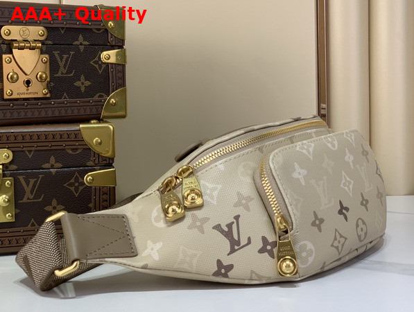 Louis Vuitton Rush Bumbag in Sand Beige Monogram Surplus Coated Canvas M29274 Replica