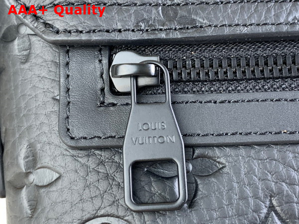 Louis Vuitton S Cape Messenger in Black Taurillon Monogram Embossed Cowhide Leather M23741 Replica