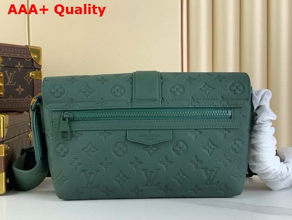 Louis Vuitton S Cape Messenger in Forest Green Taurillon Monogram Embossed Cowhide Leather M24439 Replica