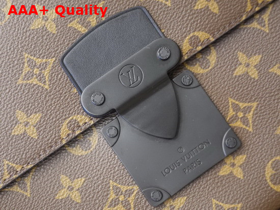 Louis Vuitton S Lock A4 Pouch Monogram Macassar Canvas M80560 Replica