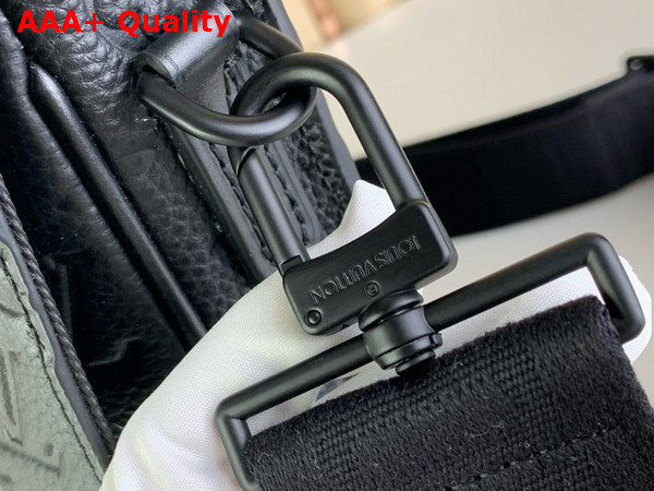 Louis Vuitton S Lock Briefcase in Black Taurillon Monogram Embossed Cowhide Leather M20835 Replica