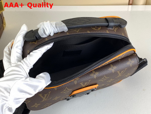 Louis Vuitton S Lock Messenger Radiant Sun Monogram Macassar Coated Canvas M46688 Replica