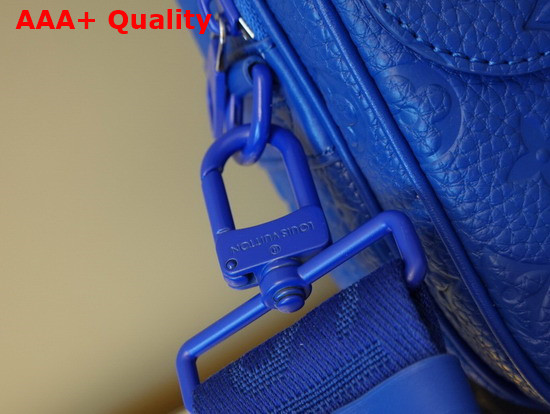 Louis Vuitton S Lock Messenger Taurillon Monogram Blue M58488 Replica