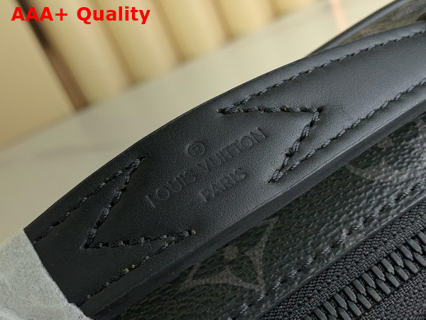Louis Vuitton S Lock Messenger in Monogram Eclipse Canvas Replica
