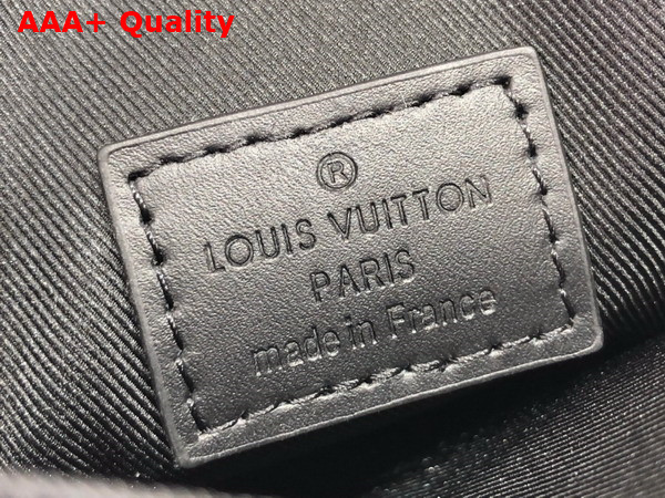 Louis Vuitton S Lock Vertical Wearable Wallet Monogram Macassar Coated Canvas and Black Cowhide Leather M81522 Replica