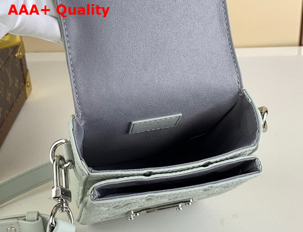 Louis Vuitton S Lock Vertical Wearable Wallet in Mineral Gray Taurillon Monogram Cowhide Leather M82568 Replica