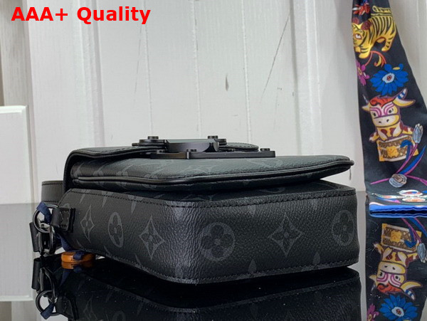Louis Vuitton S Lock Vertical Wearable Wallet in Monogram Eclipse Canvas Replica