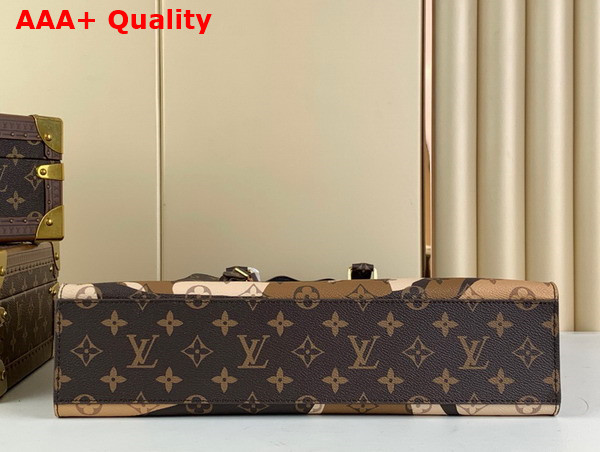 Louis Vuitton Sac Plat NV Bag in Brown Monogram Coated Canvas and Cowhide Leather M46679 Replica