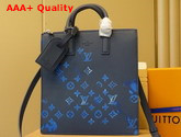 Louis Vuitton Sac Plat Zippe Bag Ink Watercolor Cowhide Leather M57843 Replica