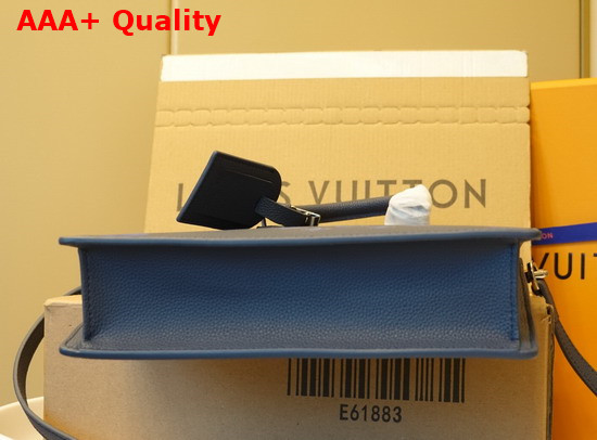Louis Vuitton Sac Plat Zippe Bag Ink Watercolor Cowhide Leather M57843 Replica