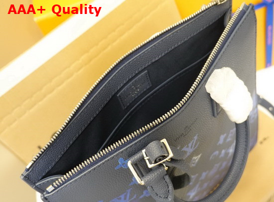 Louis Vuitton Sac Plat Zippe Bag Ink Watercolor Cowhide Leather M57843 Replica