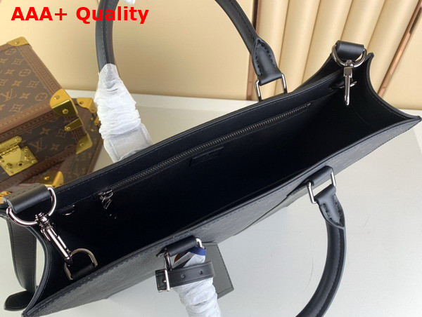 Louis Vuitton Sac Plat in Monogram Eclipse Coated Canvas M46452 Replica