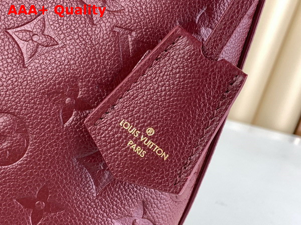 Louis Vuitton Sac Sport Bag in Burgundy Monogram Empreinte Leather Replica