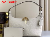 Louis Vuitton Sac Sport Bag in Creme Monogram Empreinte Leather M46609 Replica