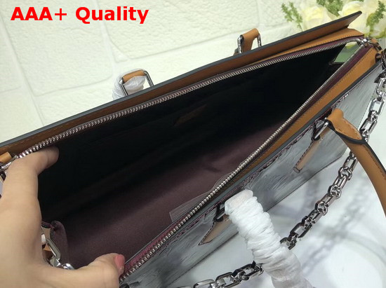 Louis Vuitton Sac Tricot Amarante Monogram Vernis Patent Leather Replica