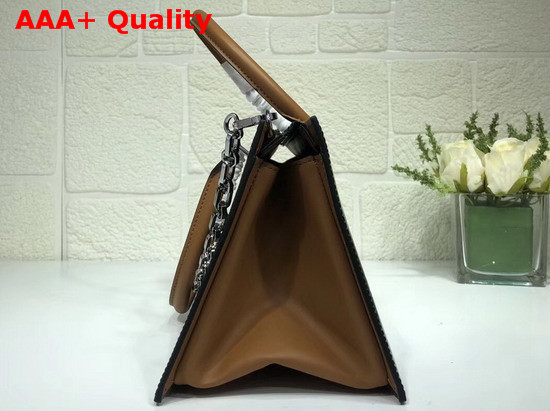 Louis Vuitton Sac Tricot Black Monogram Vernis Patent Leather M44371 Replica