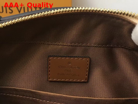 Louis Vuitton Saintonge Creme Beige and Caramel Monogram Empreinte Leather M44597 Replica