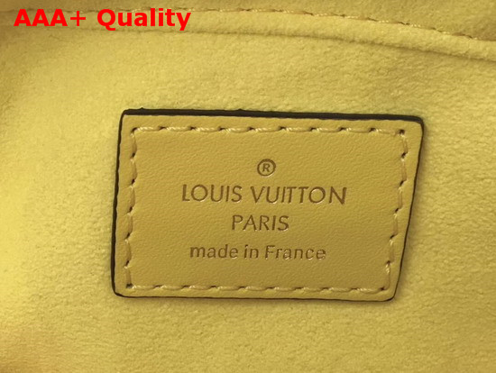 Louis Vuitton Saintonge Handbag Pineapple Damier Aur Coated Canvas N40154 Replica