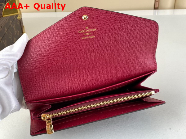 Louis Vuitton Sarah Wallet Fuchsia Monogram Canvas M62234 Replica