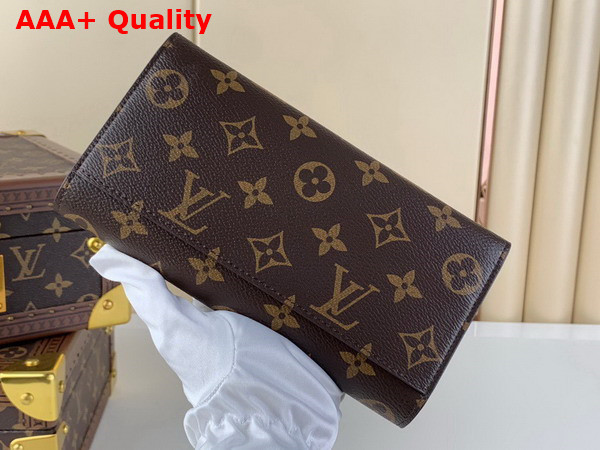 Louis Vuitton Sarah Wallet Rose Ballerine Monogram Canvas M62235 Replica