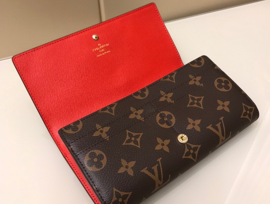 Louis Vuitton Sarah Wallet in Monogram Canvas Stars Louis Vuittons Mascot Vivienne M69747 Replica