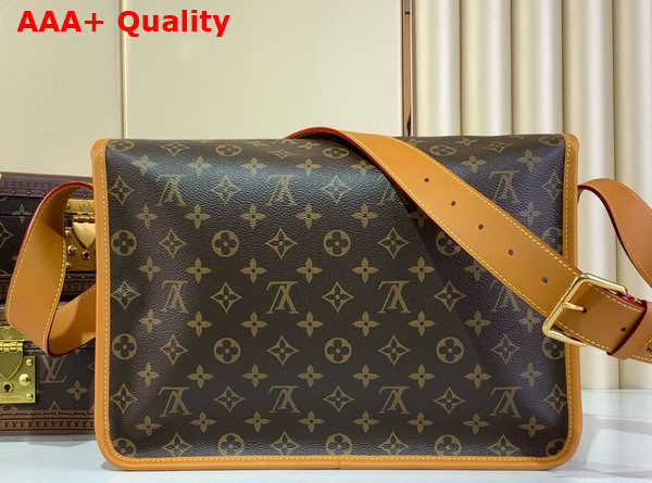 Louis Vuitton Satchel Messenger in Monogram Coated Canvas M14723 Replica