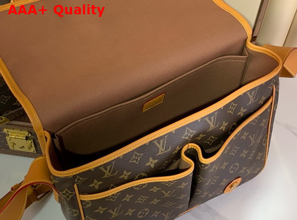 Louis Vuitton Satchel Messenger in Monogram Coated Canvas M14723 Replica