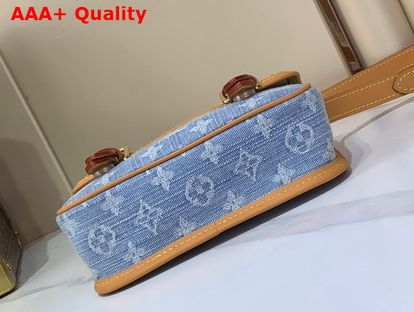 Louis Vuitton Satchel Wearable Wallet in Blue Monogram Denim M2A647 Replica
