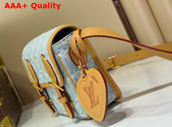 Louis Vuitton Satchel Wearable Wallet in Denim Blue Monogram Denim M2A647 Replica