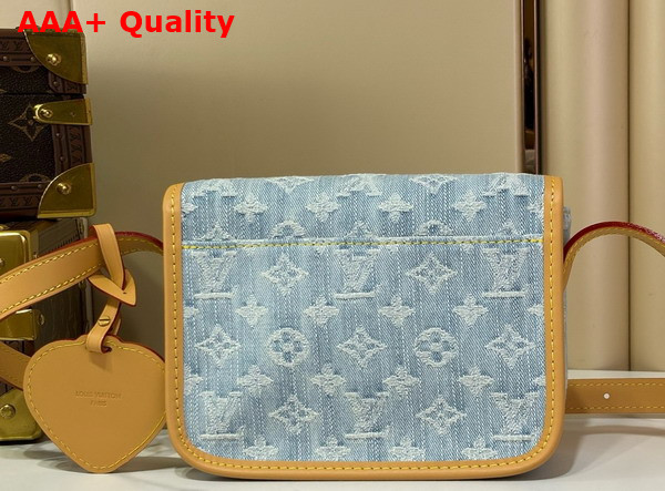 Louis Vuitton Satchel Wearable Wallet in Denim Blue Monogram Denim M2A647 Replica
