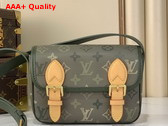 Louis Vuitton Satchel Wearable Wallet in Khaki Monogram Surplus Coated Canvas M26969 Replica