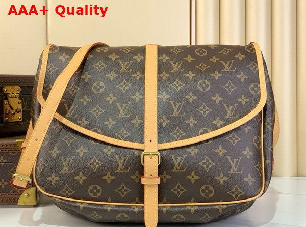 Louis Vuitton Saumur Handbag in Monogram Canvas Replica