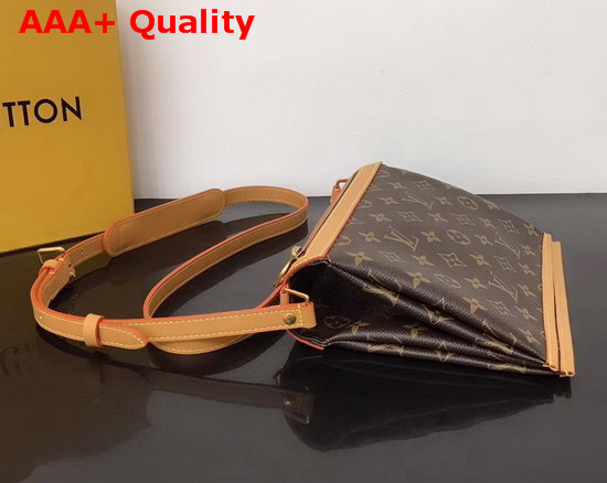 Louis Vuitton Saumur Messenger PM Bag in Monogram Canvas and Natural Leather M44879 Replica