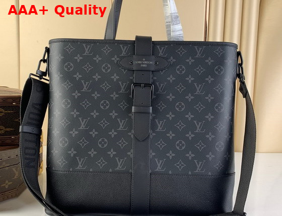 Louis Vuitton Saumur Tote Monogram Eclipse M45914 Replica