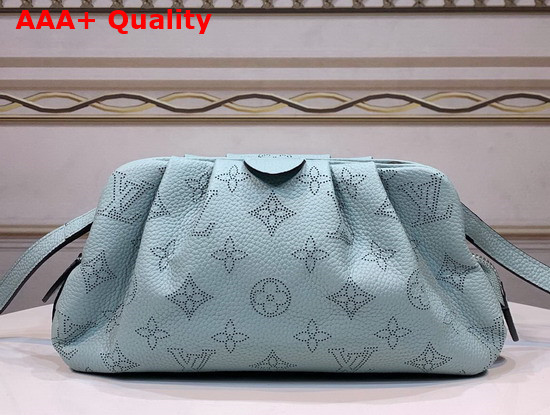 Louis Vuitton Scala Mini Pouch Vert Lagon Green Mahina Perforated Calf Leather M80094 Replica