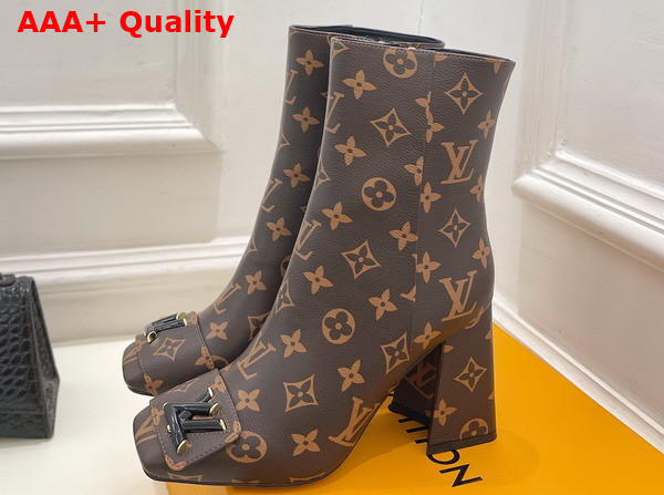 Louis Vuitton Shake Ankle Boot in Monogram Canvas Replica