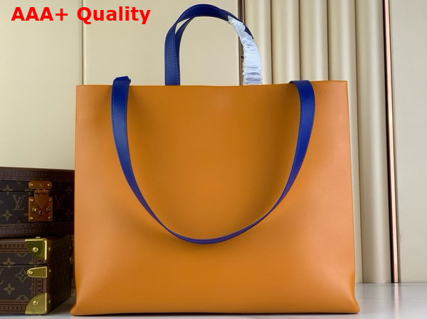 Louis Vuitton Shopper Bag MM in Safran Cowhide Leather M24457 Replica