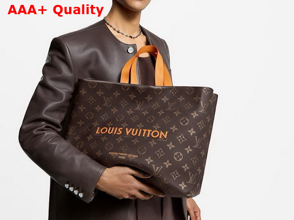 Louis Vuitton Shopper Tote MM Monogram Calf Leather M13928 Replica