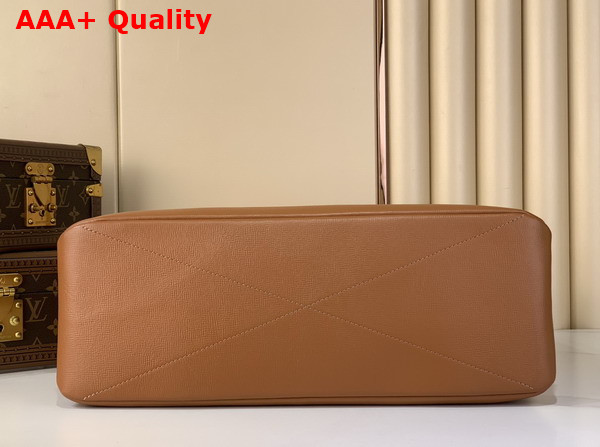 Louis Vuitton Shopper Tote MM Sand Cowhide Leather M27968 Replica